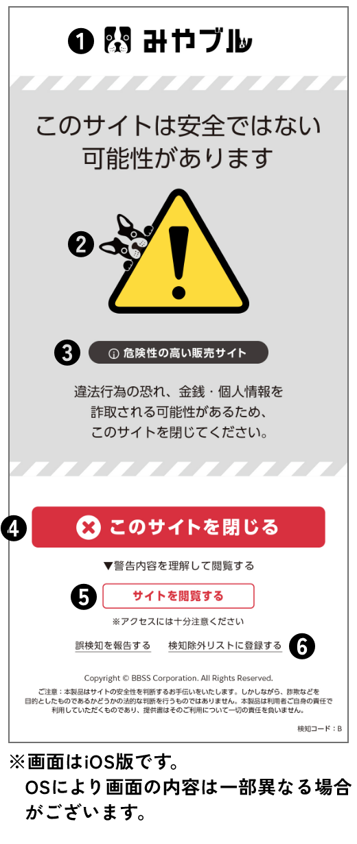 実際の画面の画像