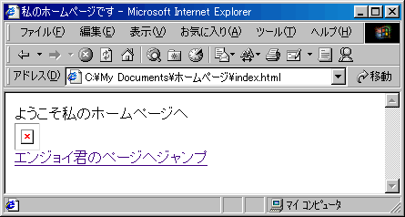 転送前の表示