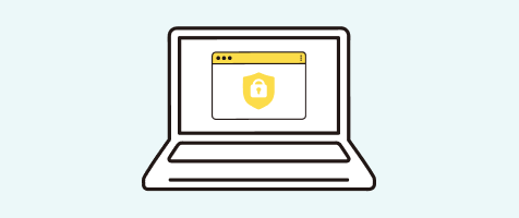 Webブラウザのフィッシングサイト判別機能を利用しましょう。